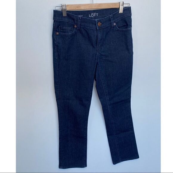 Ann Taylor Loft Modern Kick Crop Jeans - Picture 2 of 6